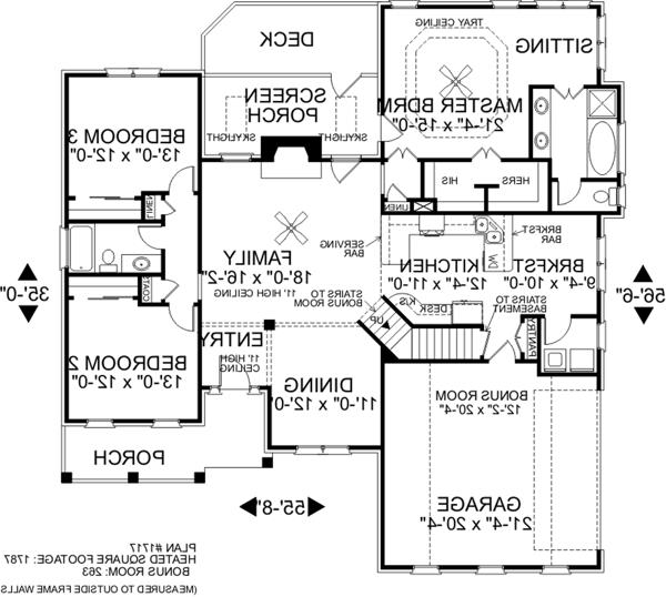 Floorplan image of The Hollonville House Plan